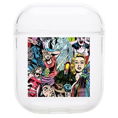 Vintage Horror Collage Pattern Soft Tpu Airpods 1/2 Case by Ket1n9