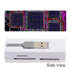 Cad Technology Circuit Board Layout Pattern Memory Card Reader (stick) by Ket1n9