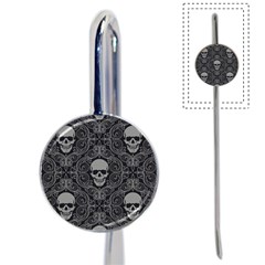 Dark Horror Skulls Pattern Book Mark by Ket1n9