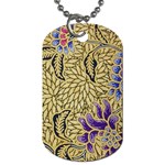 Traditional Art Batik Pattern Dog Tag (One Side) Front