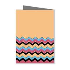 Chevrons Patterns Colorful Stripes Mini Greeting Cards (pkg Of 8) by Ket1n9