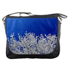 Crown Aesthetic Branches Hoarfrost Messenger Bag by Ket1n9