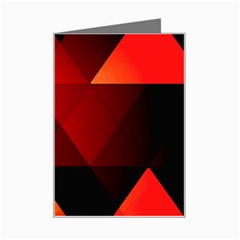 Abstract Triangle Wallpaper Mini Greeting Card by Ket1n9