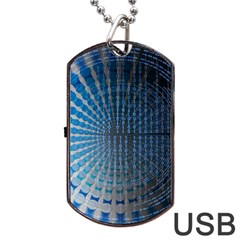 Data Computer Internet Online Dog Tag Usb Flash (one Side) by Ket1n9