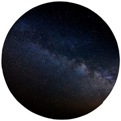 Cosmos Dark Hd Wallpaper Milky Way Wooden Puzzle Round by Ket1n9