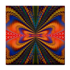 Casanova Abstract Art-colors Cool Druffix Flower Freaky Trippy Tile Coaster