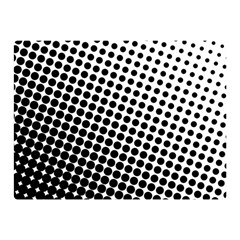 Background-wallpaper-texture-lines Dot Dots Black White Two Sides Premium Plush Fleece Blanket (mini) by Hannah976
