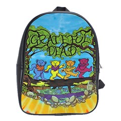Dancing Bears Grateful Dead School Bag (large) by Cendanart