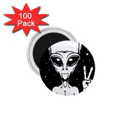 Alien Ufo 1 75  Magnets (100 Pack)  by Bedest