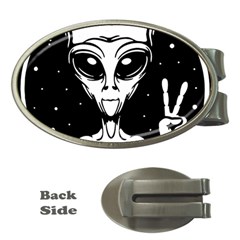 Alien Ufo Money Clips (oval)  by Bedest