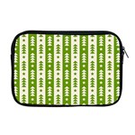 Christmas Green Tree Background Apple MacBook Pro 17  Zipper Case