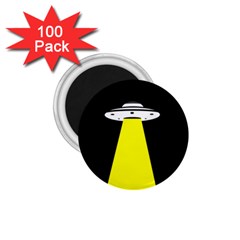Ufo Flying Saucer Extraterrestrial 1 75  Magnets (100 Pack)  by Cendanart
