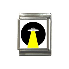 Ufo Flying Saucer Extraterrestrial Italian Charm (13mm) by Cendanart