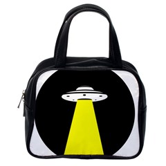 Ufo Flying Saucer Extraterrestrial Classic Handbag (one Side)