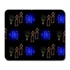 Background Doodles Candles Graphic Large Mousepad