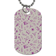 Abstract Design Background Pattern Dog Tag (two Sides)