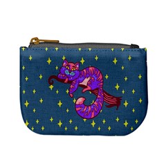 Stars Dark Steel Blue Cats Mini Coin Purse by CoolDesigns