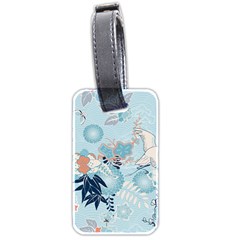 Crane Pattern Bird Animal Nature Luggage Tag (two Sides)