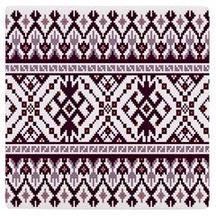 Illustration Ukrainian Folk Seamless Pattern Ornament Uv Print Square Tile Coaster 