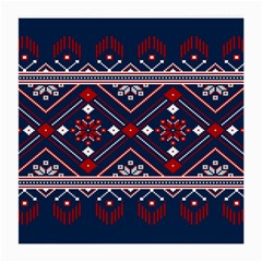 Ukrainian Folk Seamless Pattern Ornament Art Medium Glasses Cloth (2 Sides)