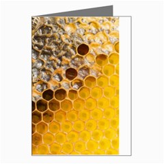Honeycomb With Bees Greeting Card by Bedest