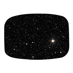 Sky Black Star Night Space Edge Super Dark Universe Mini Square Pill Box by Cendanart