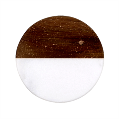 Sky Black Star Night Space Edge Super Dark Universe Classic Marble Wood Coaster (round)  by Cendanart