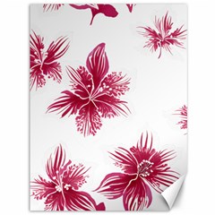 Hawaiian Flowers Canvas 36  X 48 