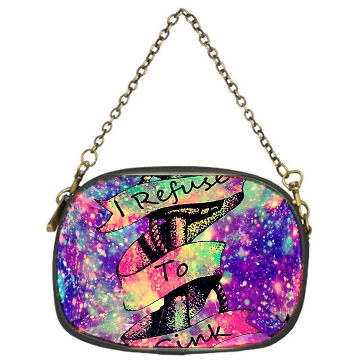 Anchor Purple Space Chain Purse (One Side)