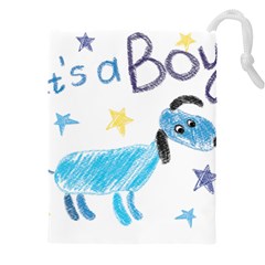 It s A Boy Drawstring Pouch (4xl) by morgunovaart