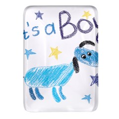 It s A Boy Rectangular Glass Fridge Magnet (4 Pack) by morgunovaart