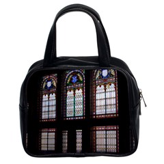 Stained Glass Window Krotoszyn Classic Handbag (two Sides) by Cendanart