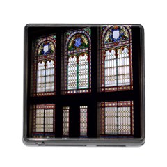 Stained Glass Window Krotoszyn Memory Card Reader (square 5 Slot) by Cendanart