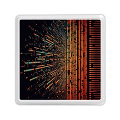 Data Abstract Abstract Background Background Memory Card Reader (square) by Cendanart