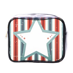 Star-decorative-embellishment-6aa070a89baeccaaaca156bbe13c325f Mini Toiletries Bag (one Side)