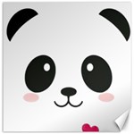 Cute Panda Love Animal Canvas 16  x 16 