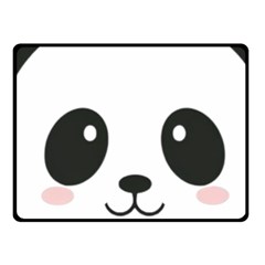 Cute Panda Love Animal Fleece Blanket (small) by Ndabl3x