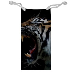 Angry Tiger Roar Jewelry Bag by Cemarart