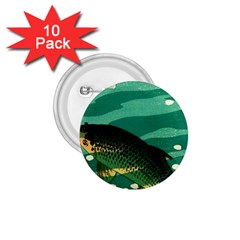 Japanese Koi Fish 1 75  Buttons (10 Pack)
