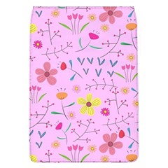 Pink Flowers Pattern Removable Flap Cover (l)
