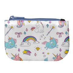 Unicorn Diamond Rainbow Shooting Star Large Coin Purse by Grandong