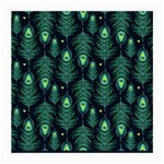 Peacock Pattern Medium Glasses Cloth (2 Sides) Front