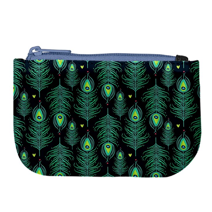 Peacock Pattern Large Coin Purse