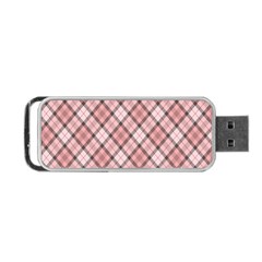 Pink Burberry, Abstract Portable Usb Flash (one Side) by nateshop