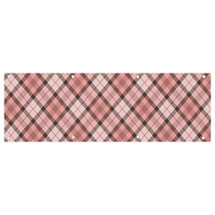 Pink Burberry, Abstract Banner And Sign 9  X 3  by nateshop