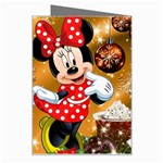 Cartoons, Disney, Merry Christmas, Minnie Greeting Card Right