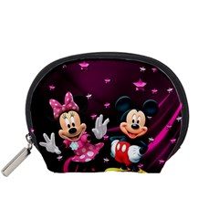 Cartoons, Disney, Mickey Mouse, Minnie Accessory Pouch (small) by nateshop