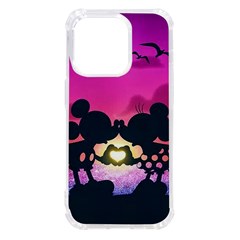 Mickey And Minnie, Mouse, Disney, Cartoon, Love Iphone 14 Pro Tpu Uv Print Case