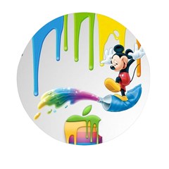 Mickey Mouse, Apple Iphone, Disney, Logo Mini Round Pill Box by nateshop