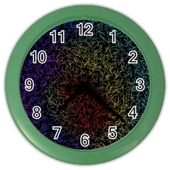 Minimal Glory Color Wall Clock by nateshop